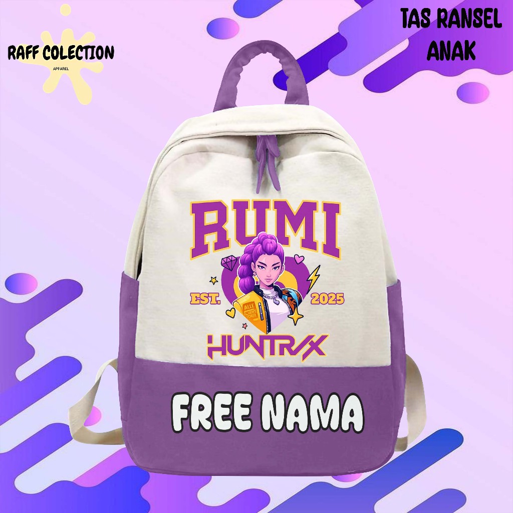 [FREE NAME] Backpack for Kindergarten/Elementary School Children with ...