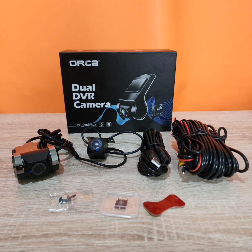 Orca dw-668 front and rear dvr camera with free 32 gb sd card | Shopee ...