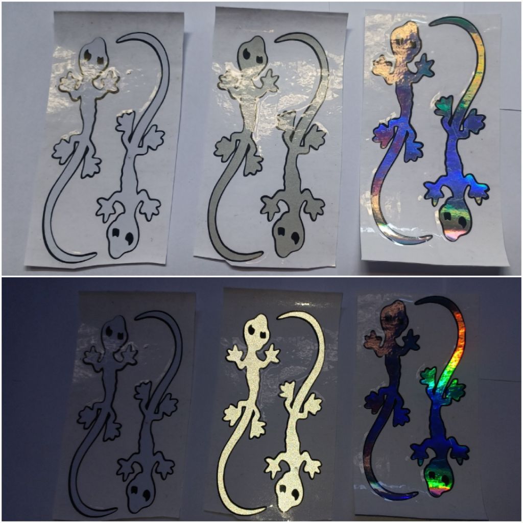 Gecko Cutting sticker 1 set (right Kiri) | Shopee Philippines