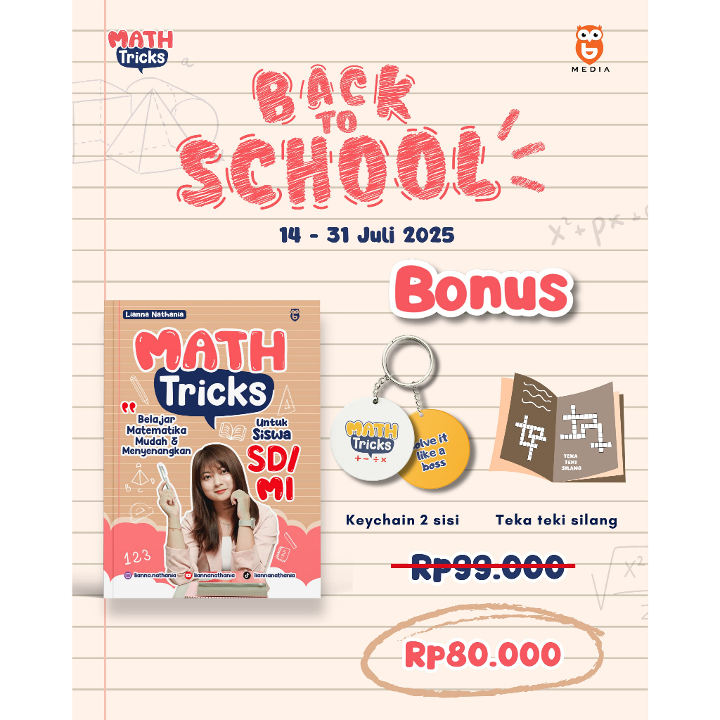SD/MI TRICKS MATH BOOK by Lianna Nathania - Bmedia | Shopee Philippines