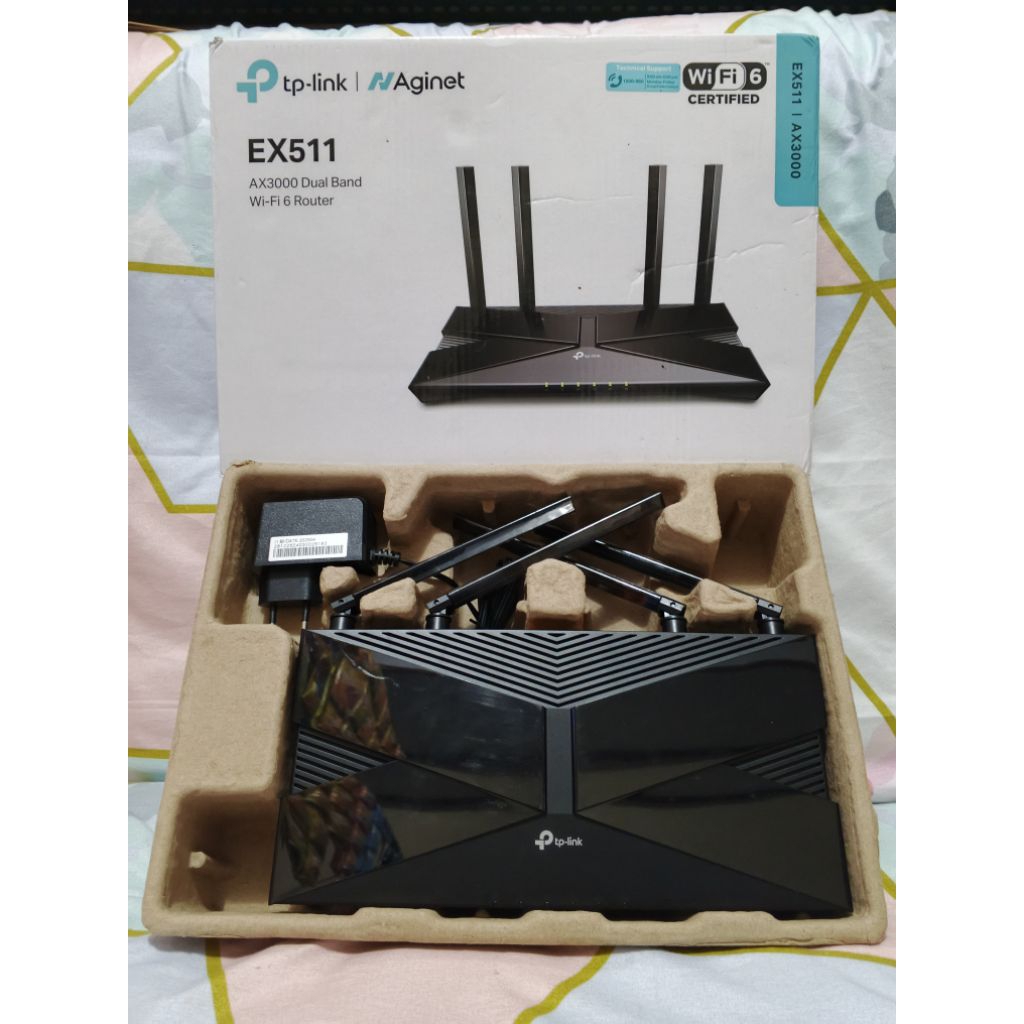 TP-Link Aginet EX511 AX3000 Dual-Band Wifi 6 Router | Shopee Philippines