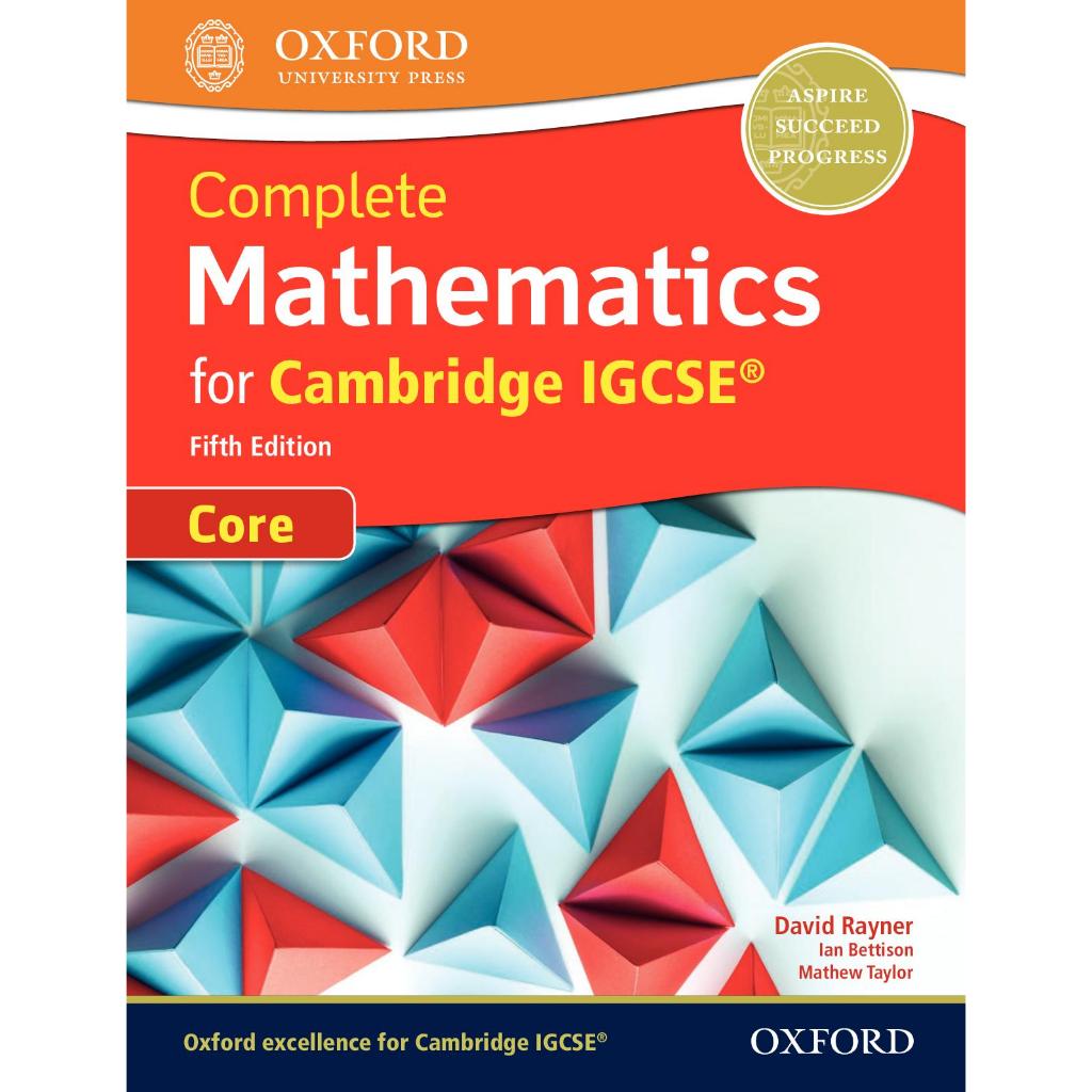 COMPLETE MATHEMATICS FOR CAMBRIDGE IGCSE CORE FIFTH EDITION IAN ...