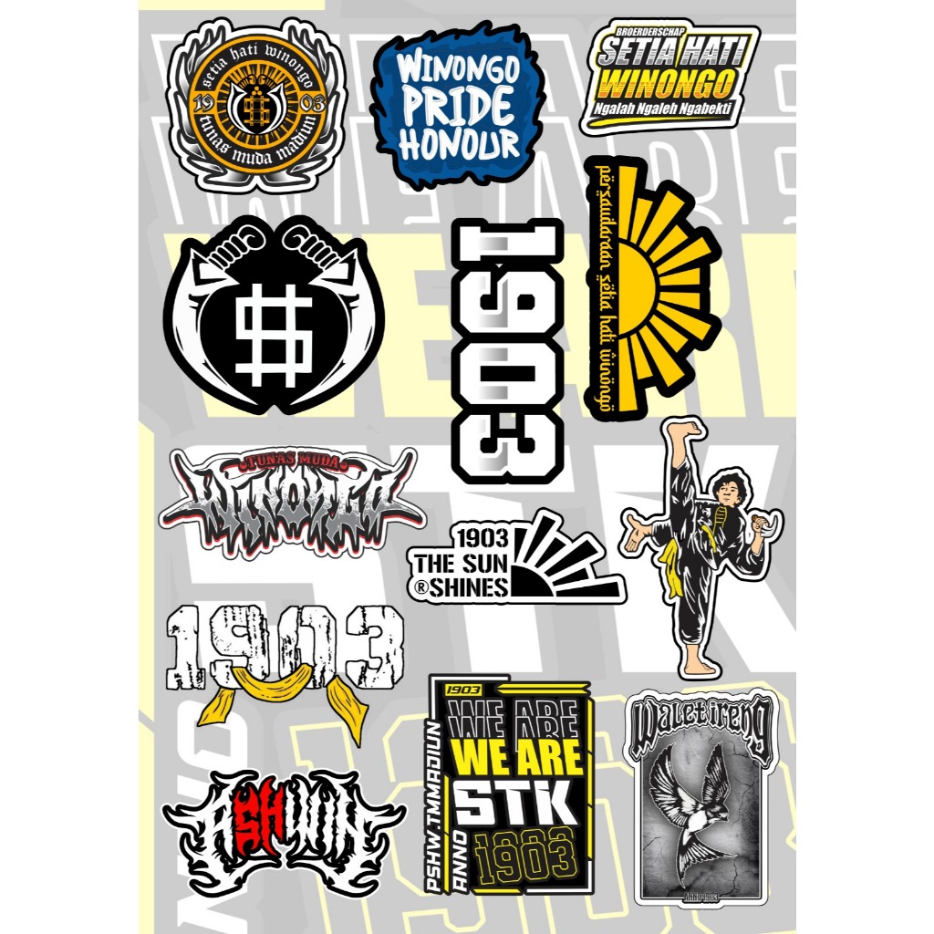 Winongo Loyal Brotherhood Sticker | Shopee Philippines