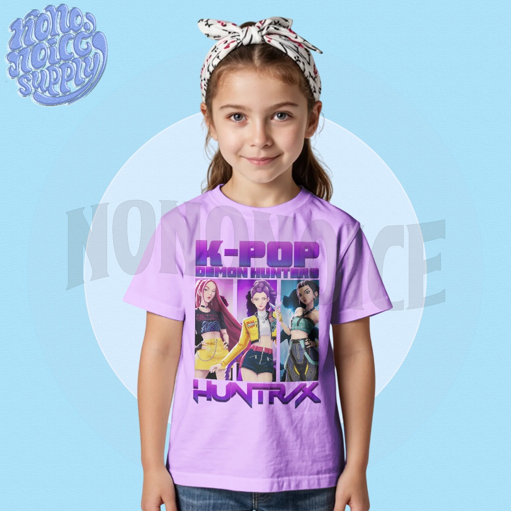 Kpop Demon Hunters Member Huntrix Kids TShirt / Huntrix Kpop