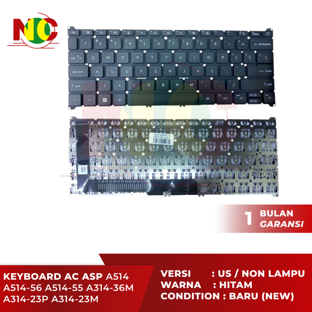 AC Keyboard ASP A514 A514-56 A314-36p A314-36m A314-23p A314-23m ...