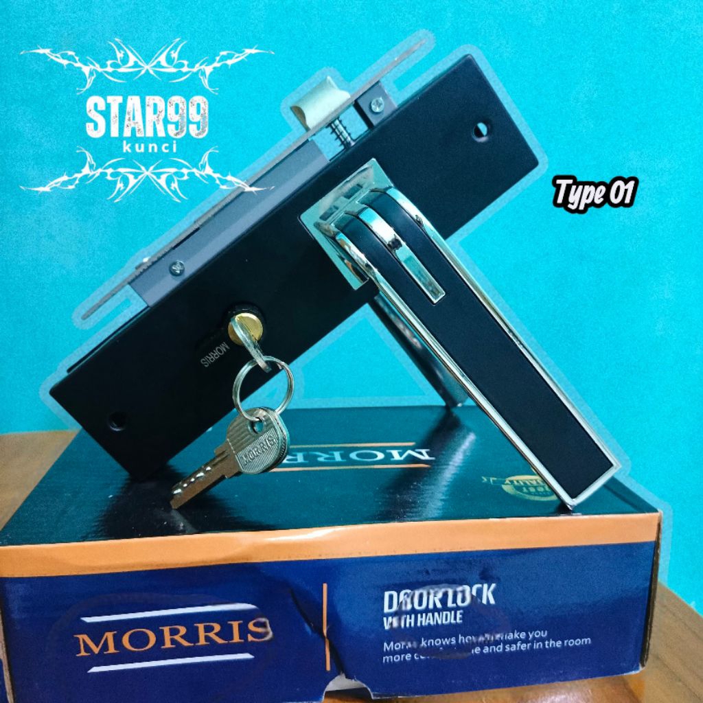AIGO HANDSO MORRIS home door lock Door lock handle set, ready to ...