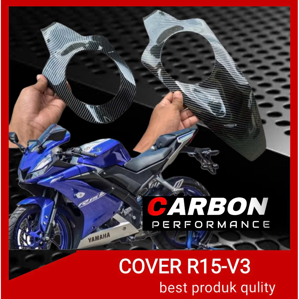 Tank Cover r15 v3 carbon tank protector r15 carbon variation r15