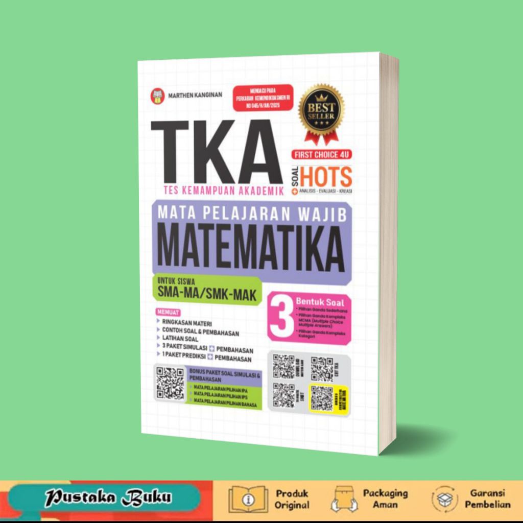 COMPULSORY Mathematics TKA Book for Senior High School/Vocational High ...
