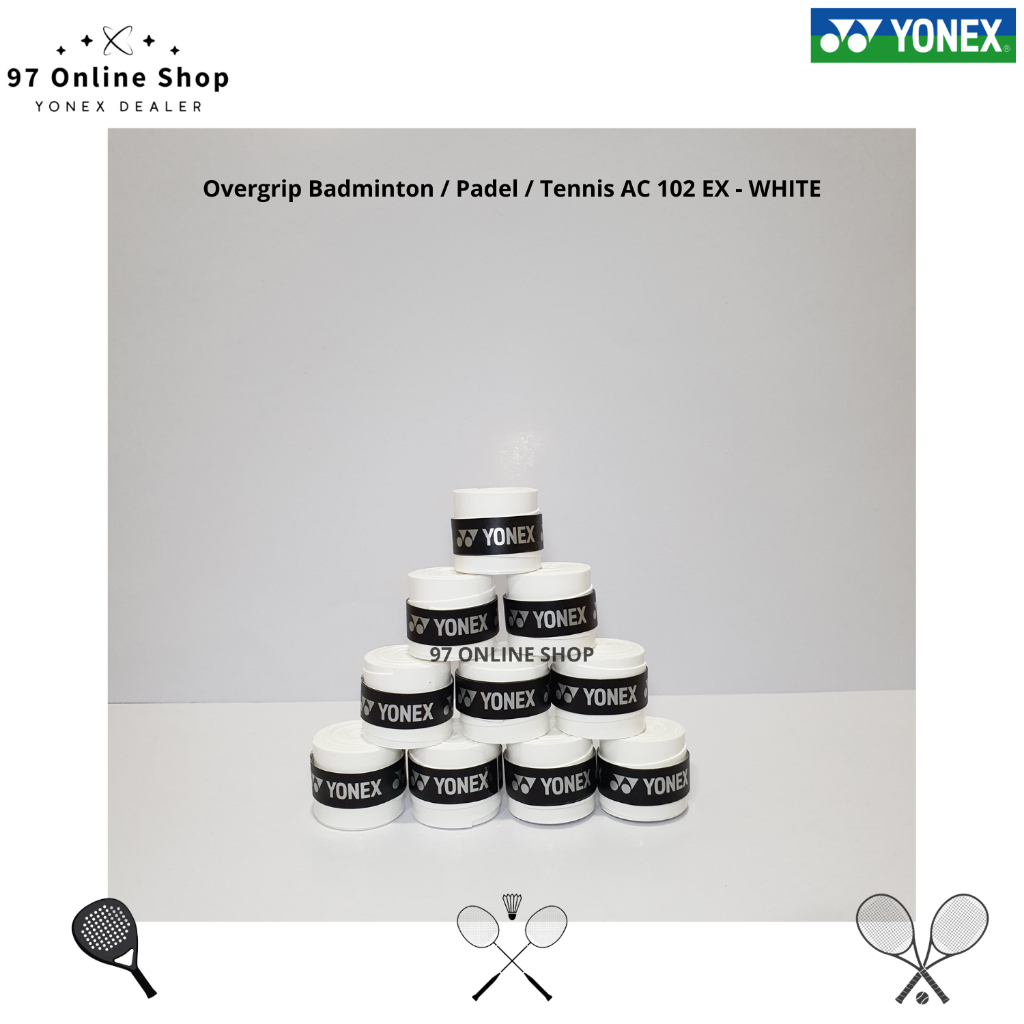 YONEX Overgrip Badminton Padel Tennis AC 102 EX WET SUPER GRAP TAPE ...