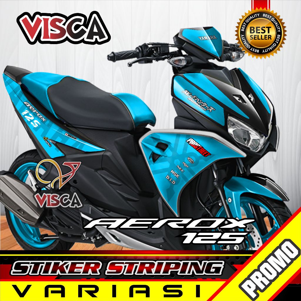 Aerox 125 Striping Stickers PLAIN Variations | Shopee Philippines
