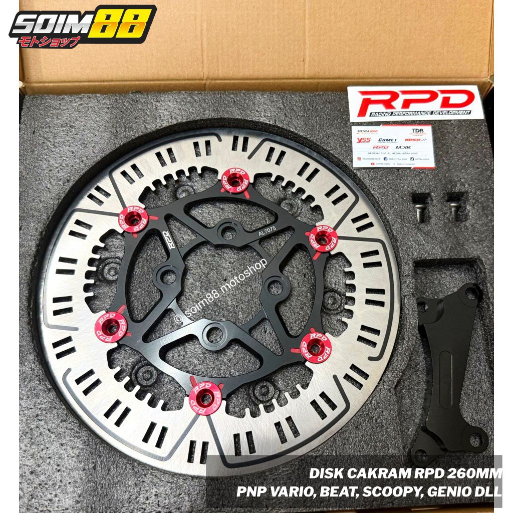 RPD 260mm Front Disc Vario, Beat, scoopy, Genio, Spacy ETC | Shopee ...