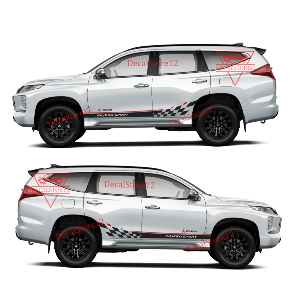 MITSUBISHI CAR STICKERS PAJERO SPORT STRIPING LIST STICKERS PAJERO ...