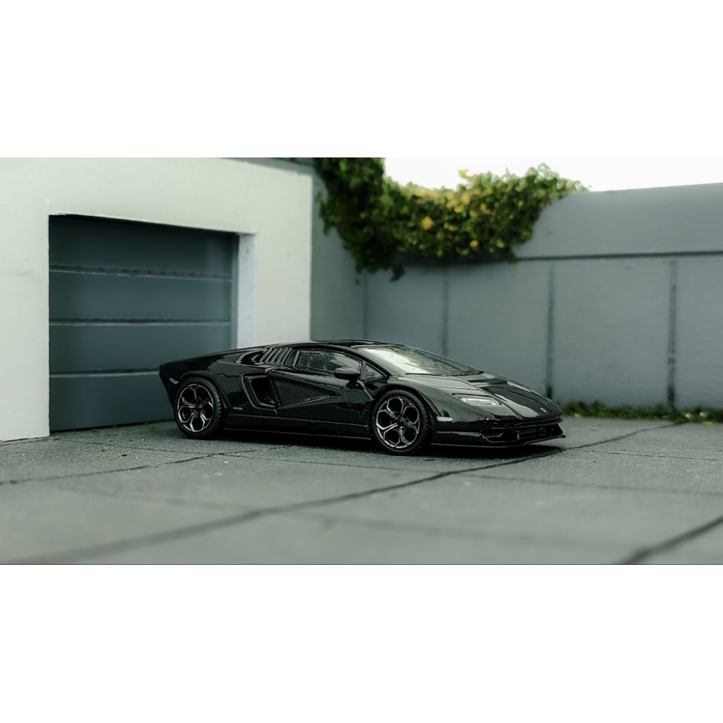 Mini GT Lamborghini Countach Black | Shopee Philippines