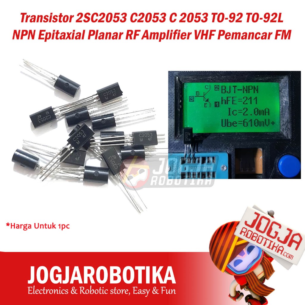 Transistor 2SC2053 C2053 C 2053 TO-92 TO-92L NPN Epitaxial Planar RF ...