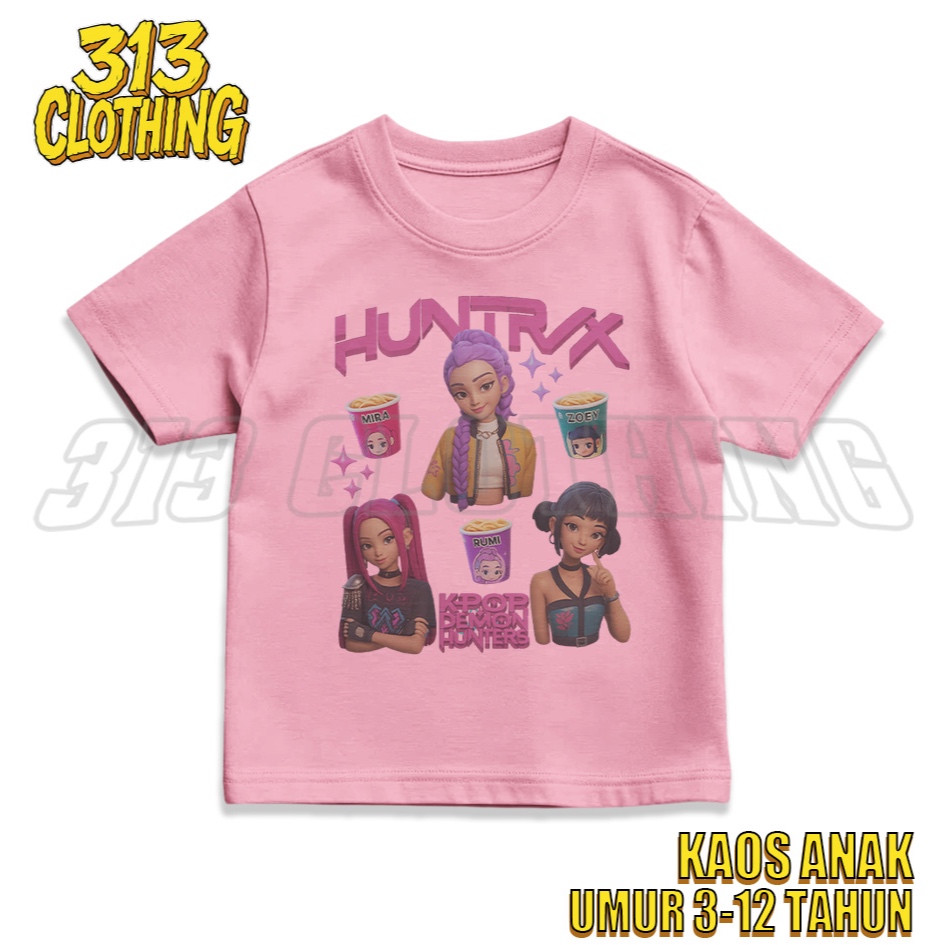 Huntrix Kpop Demon Hunters Rameyon Gang Children's T-shirt / Kpop Demon ...