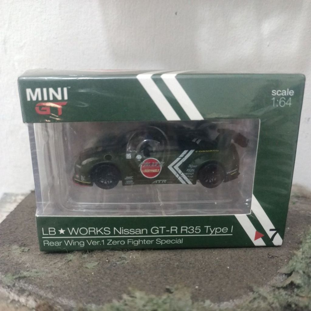 Mini GT/7 LB-Works Nissan GT-R R35 Zero Fighter Special (Acrylic ...