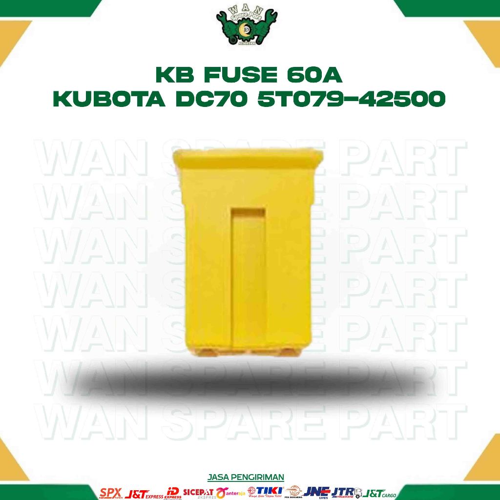 KB FUSE 60A 5T079-42500 KUBOTA DC70 for COMBINE HANVESTER WAN SPAREPART ...