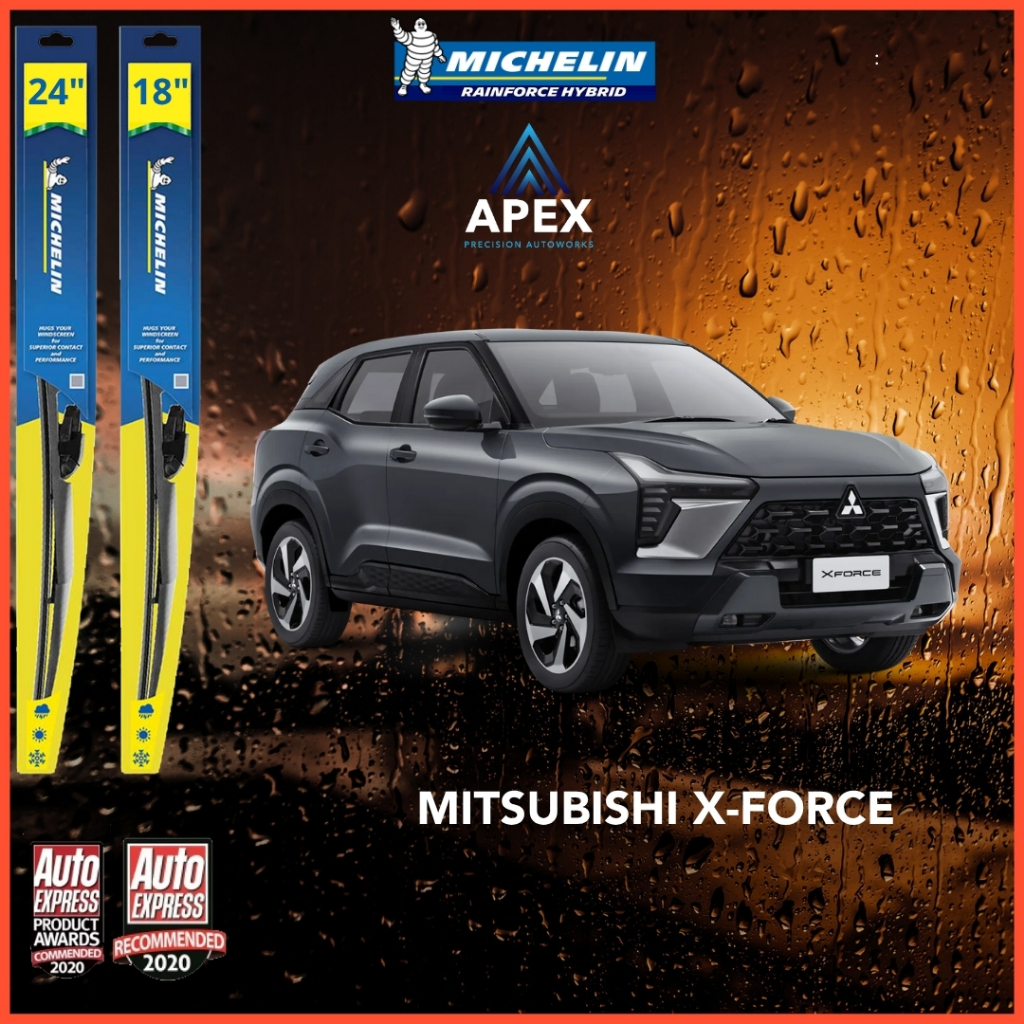 MICHELIN RAINFORCE HYBRID WIPER FOR MITSUBISHI X-FORCE | Shopee Philippines