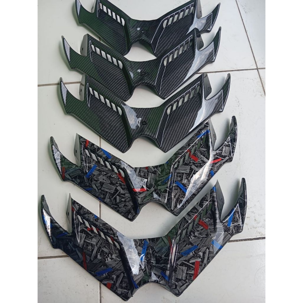 CARBON PLASTIC WINGLET R15 V1 AND V2 OLD R15 WINGLET V1 AND V2 | Shopee ...