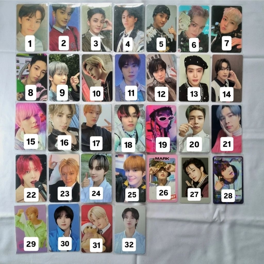 PC Mark Jeno Chenle Jaehyun Haechan Taeyong Renjun Yuta Jaemin Jungwoo ...