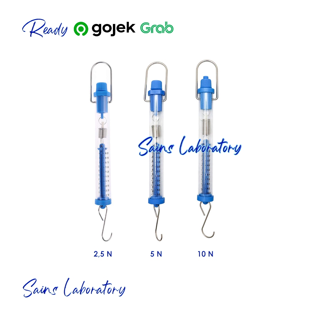 Spring Balance 10 N 1000 gr Acrylic Plastic Dynamometer Physics ...