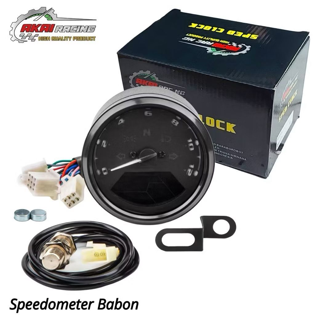 Digital Baboon Speedometer Round Model Custom Led Speedometer Spido ...