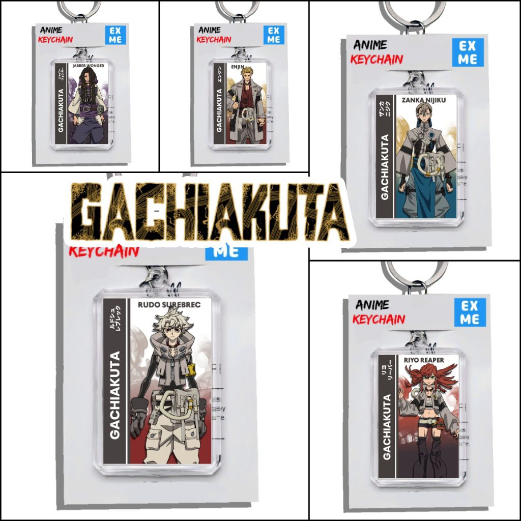 GANTUNGAN Gachiakuta Keychain - Gachiakuta Keychain - Anime Keychain ...