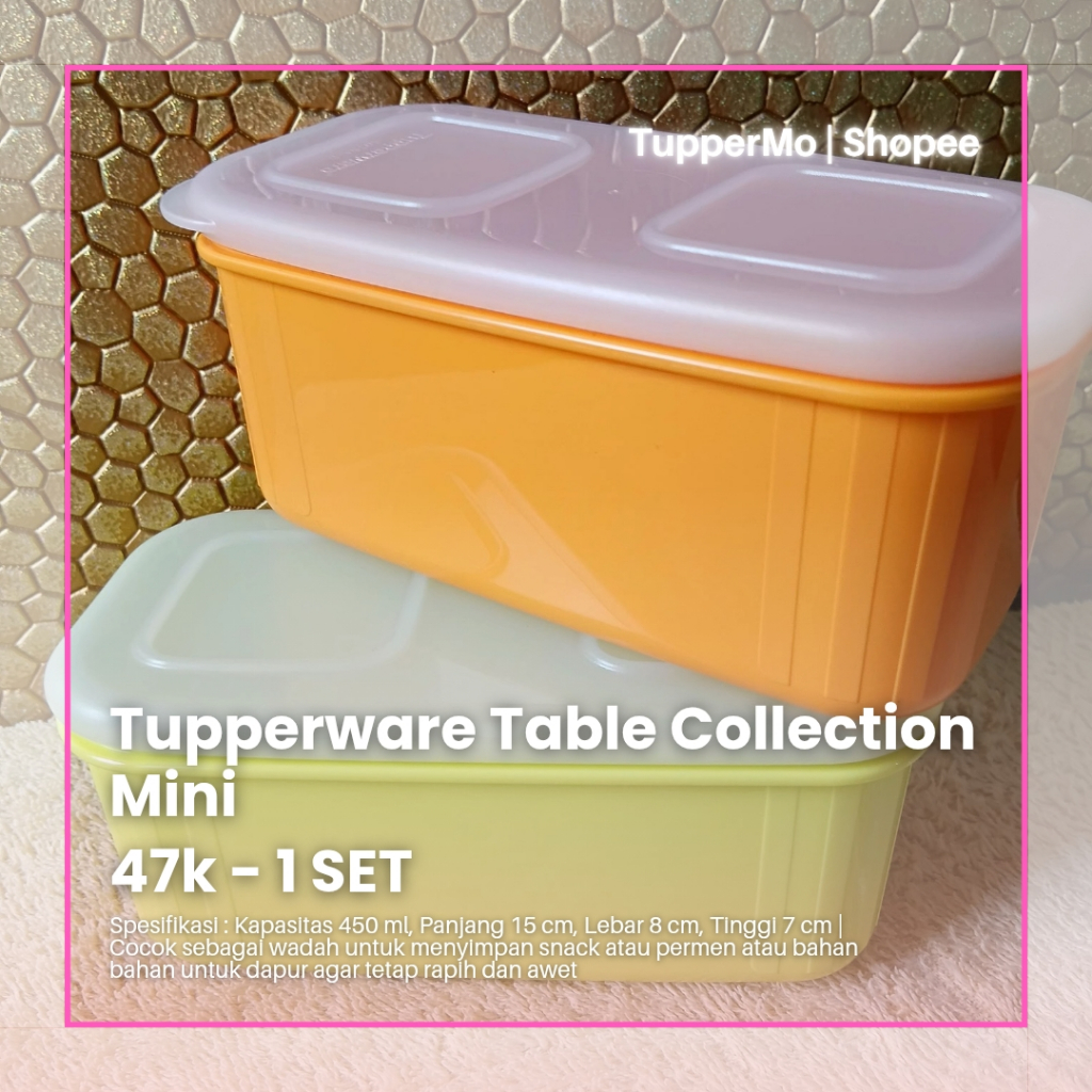 Original Tupperware Mini Table Collection | Shopee Philippines