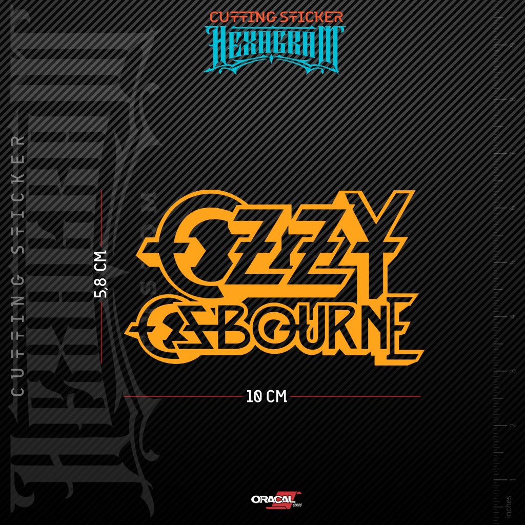 Cutting Sticker OZZY OSBOURNE | Ozzy Osbourne Cutting Stickers | Shopee ...