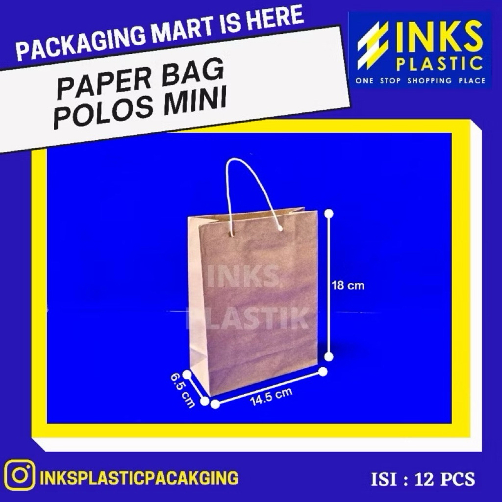 MINI PLAIN CHOCOLATE PAPER BAG (12 PCS) | Shopee Philippines
