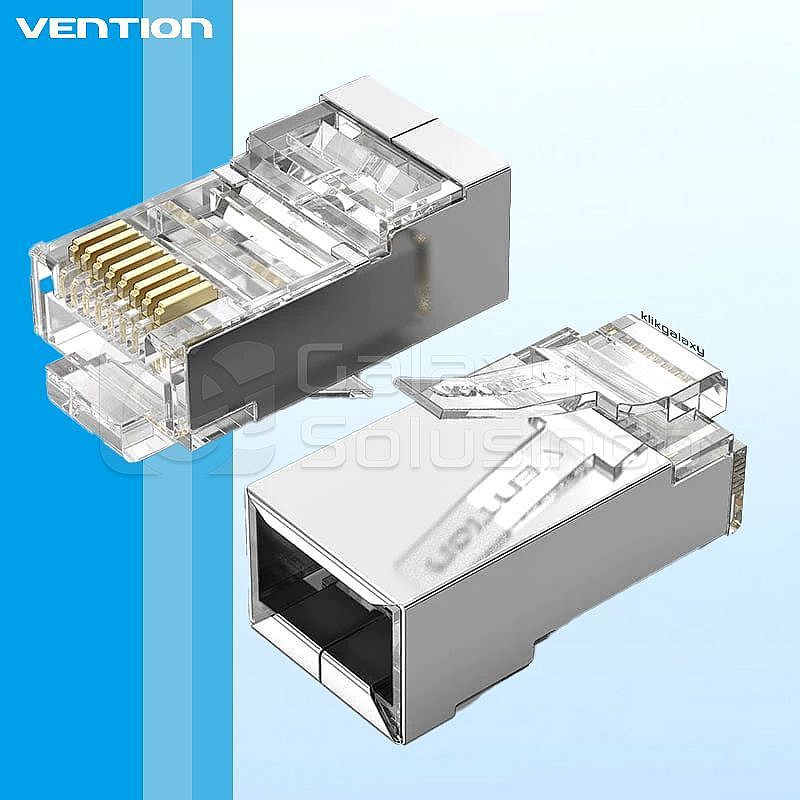 VENTION IDC RJ45 Cat6 FTP Modular Ethernet Plug Connector - 50pcs - hg ...