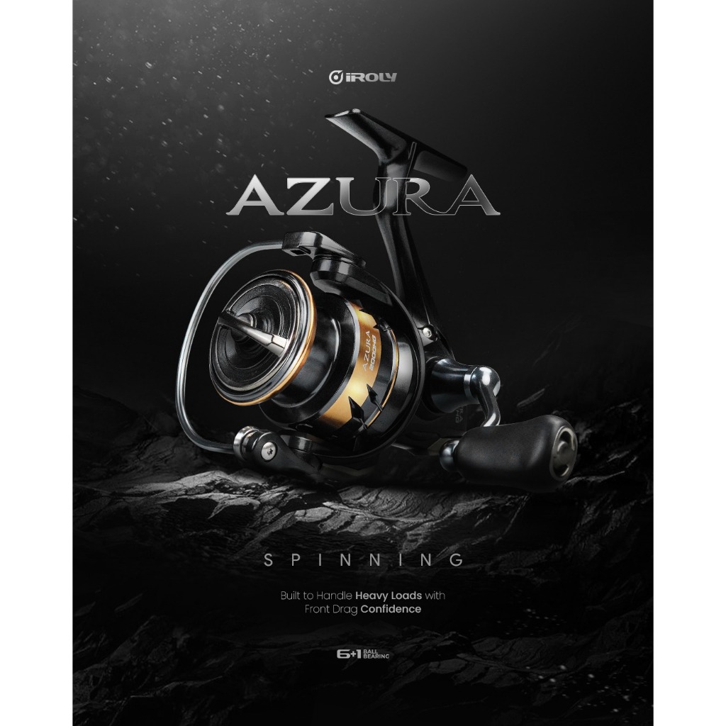 Reel IROLY AZURA Power Handle SW Quality (Saltwater) | Shopee Philippines