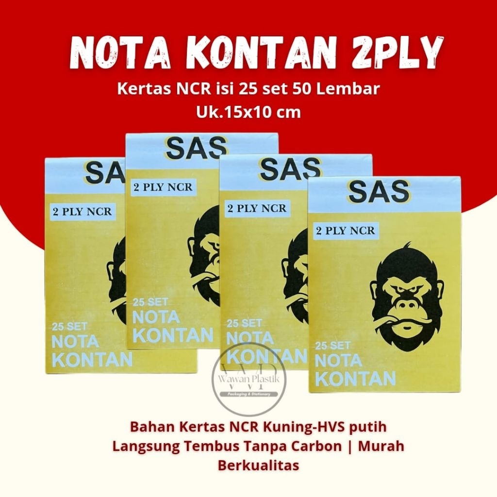 (10 Books) 2-Ply NCR Cash Notes Without Carbon, Direct Translucent ...