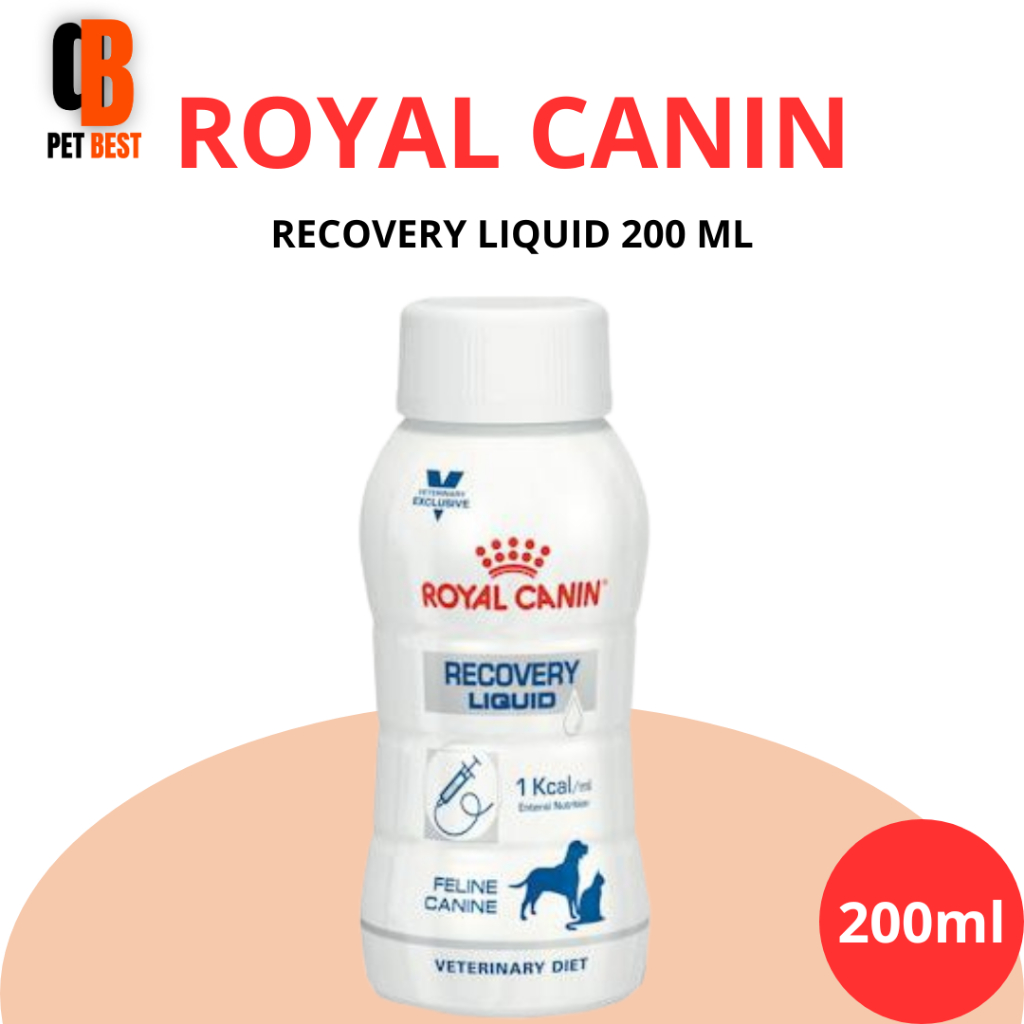 Royal Canin Vet Recovery Liquid 200ml Food For Cats And Dogs 