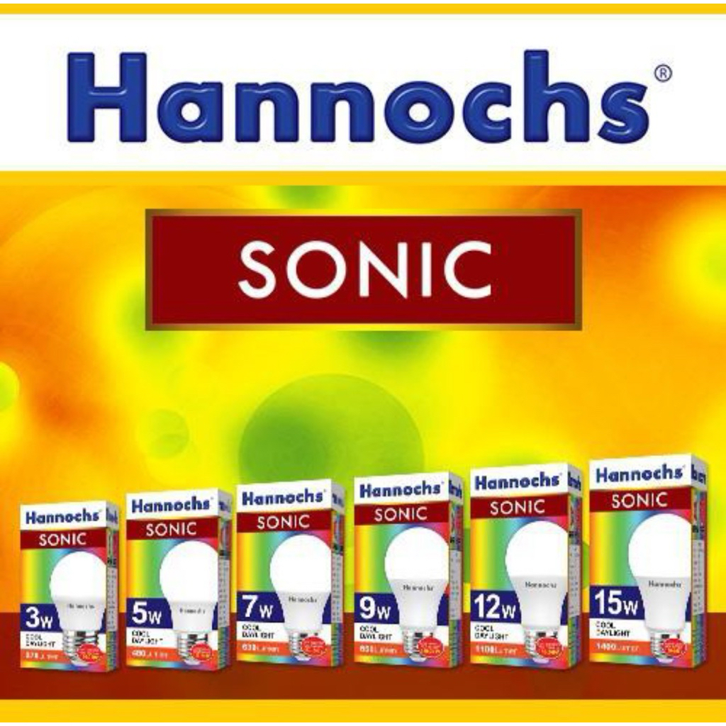 Hannochs Sonic 3w / 5w / 7w / 9w / 12w / 15w / 20w / 25w White / Bright ...