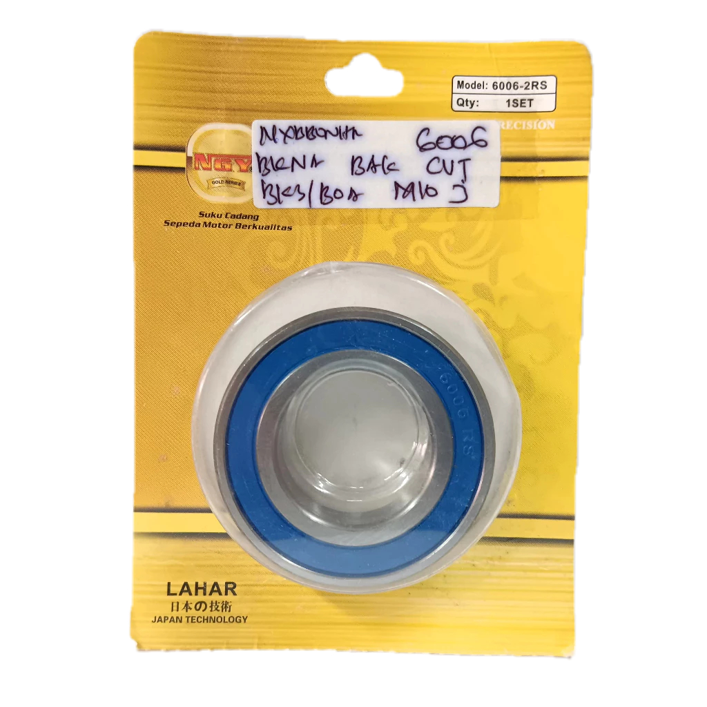 LAHER LAHAR/ BEARING/ LAKER 6006 2RS BLOCK BAK CVT MIO J GT/ SOUL GT ...
