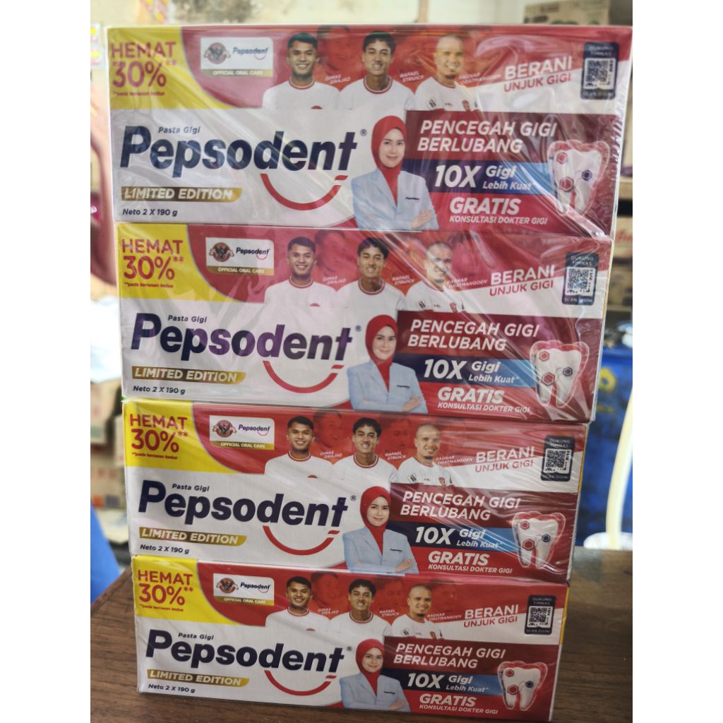 Pepsodent toothpaste 190g contains 2 (1 pack contains 6x2 pcs) | Shopee ...