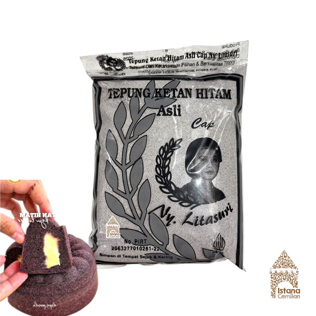 Original Black Sticky Rice Flour, Ny Brand. Litasuri 250 Grams | Shopee ...