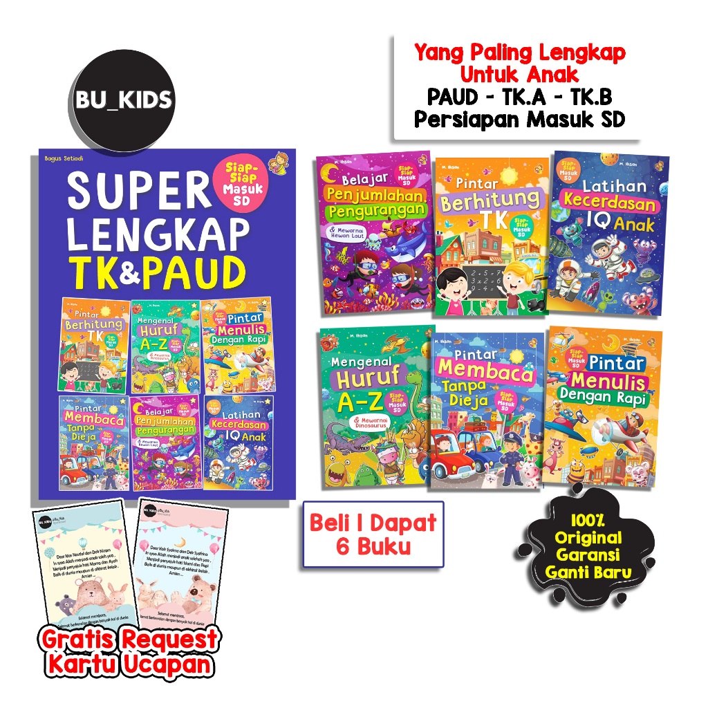 Super Complete 6 In 1 Coloring Reading Writing Counting Activity Book ...