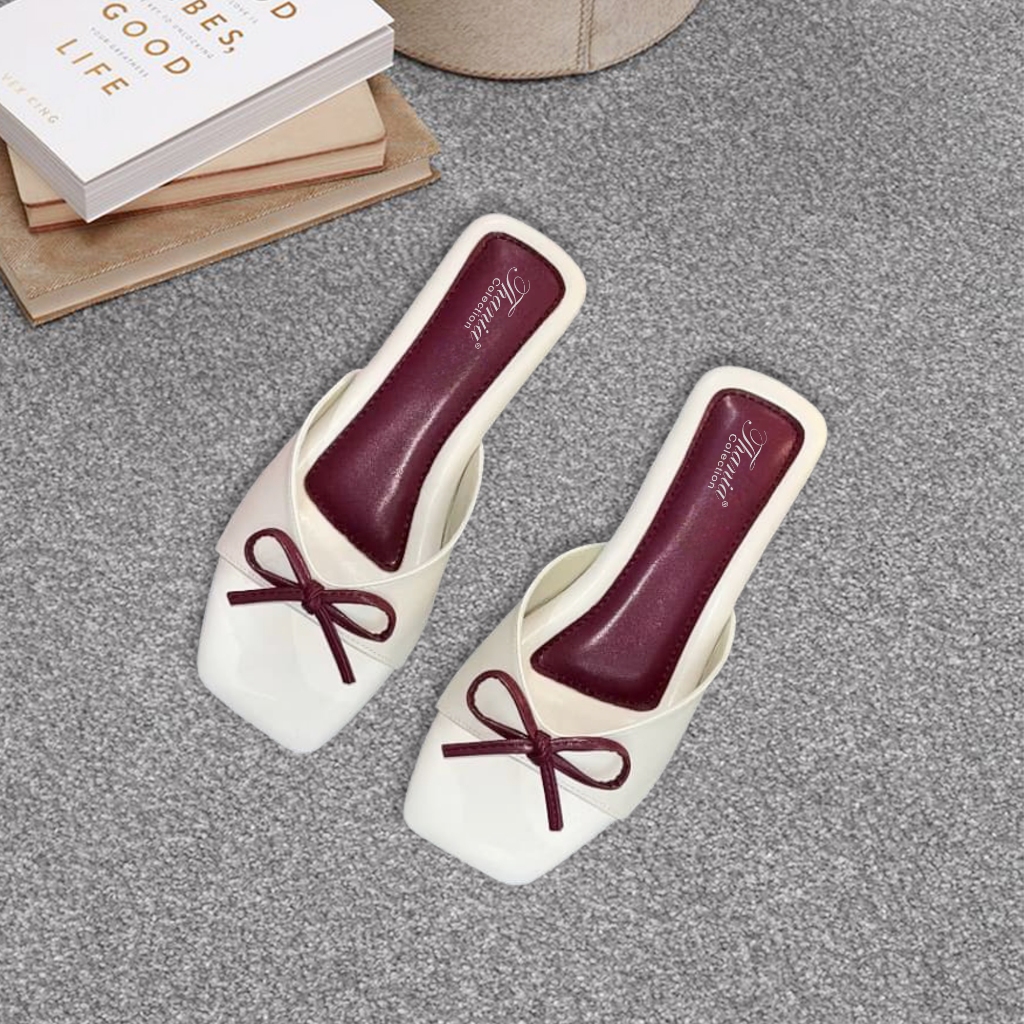 RRC Women's Flat Sandals with Ribbon, 2 Colors, Light & Comfortable ...