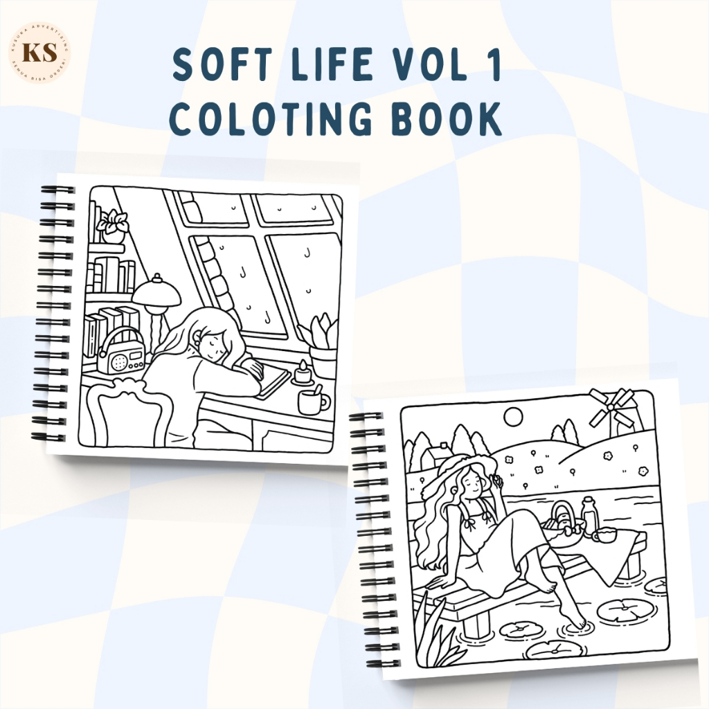 SOFT LIFE COLORING BOOK VOL 1 Healing Partner Coloring Book For Kids ...