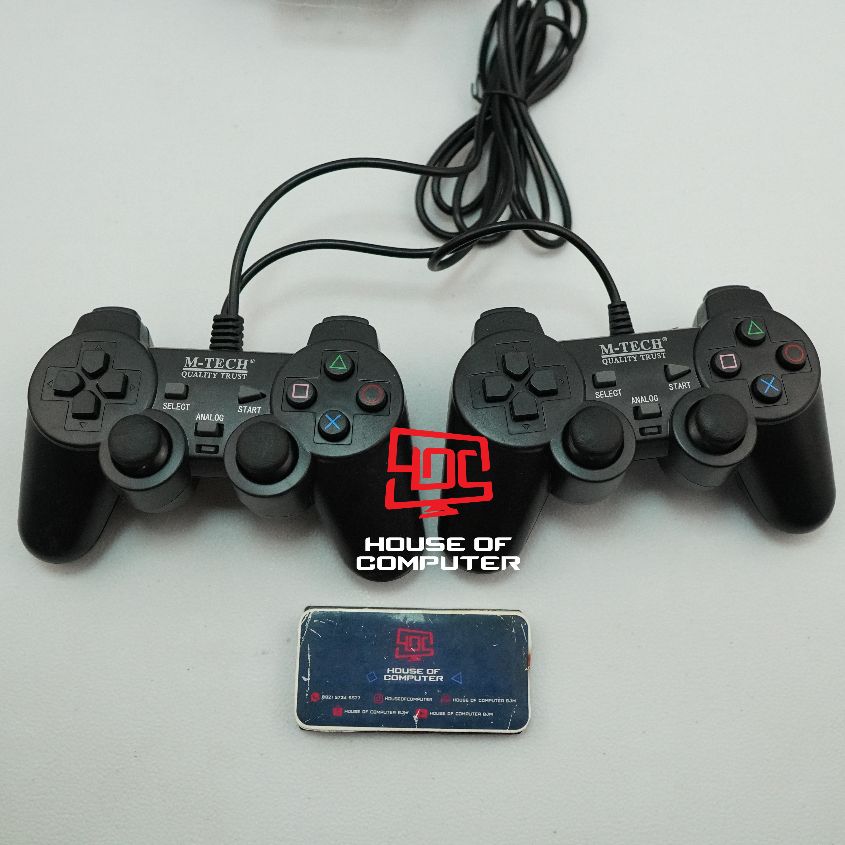 Gamepad Black double Vibrating joystick usb pc M-TECH | Shopee Philippines
