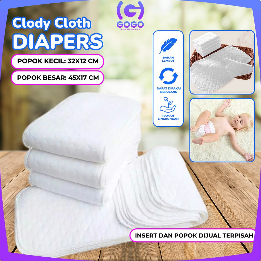 EC GOGO-P2 Insert Baby Cloth Diapers Clody Cloth Diapers Can Be ...