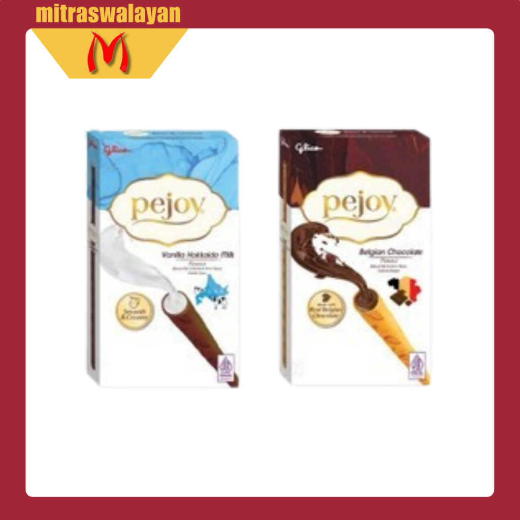 Glico Pejoy Biscuit Stick Chocolate Flavor 47 gr and Vanilla Hokkaido ...