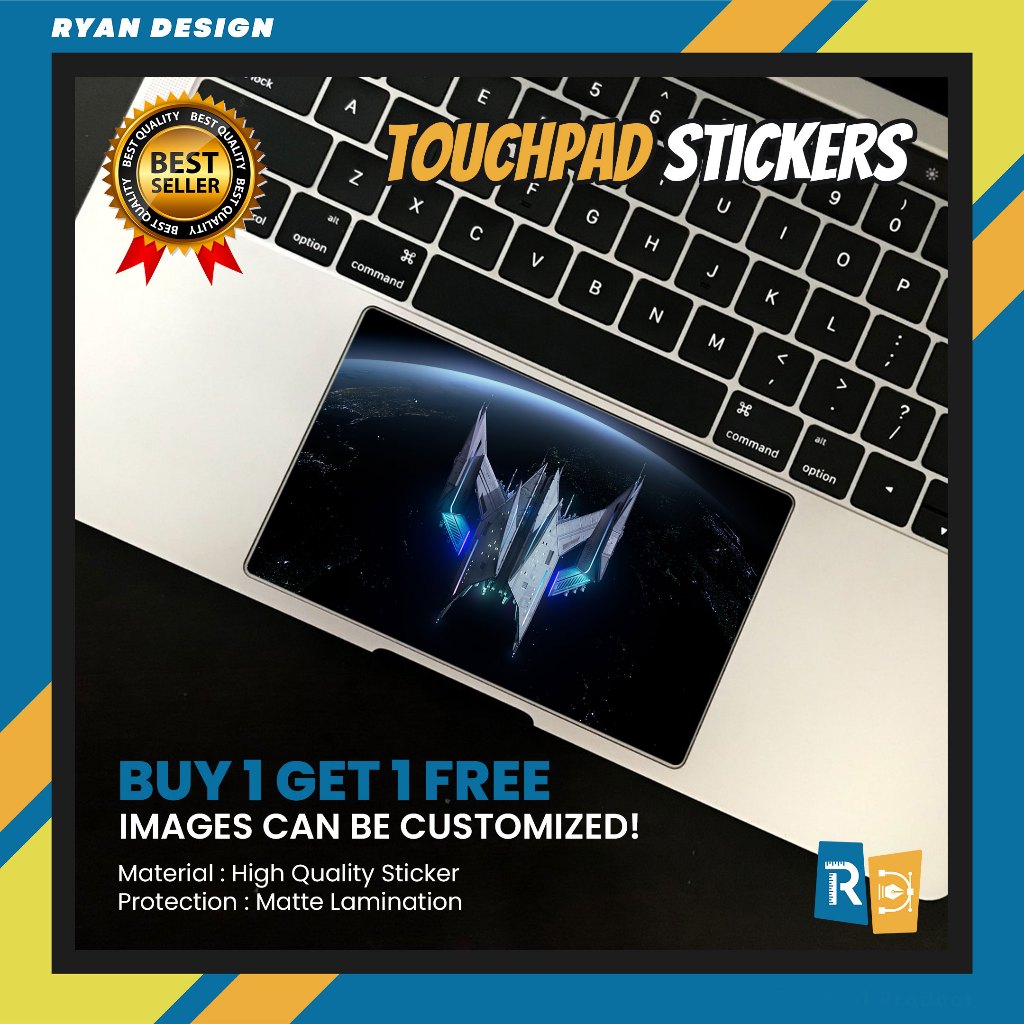 Premium Garskin TouchPad Laptop Image Predator TrackPad Protector ...
