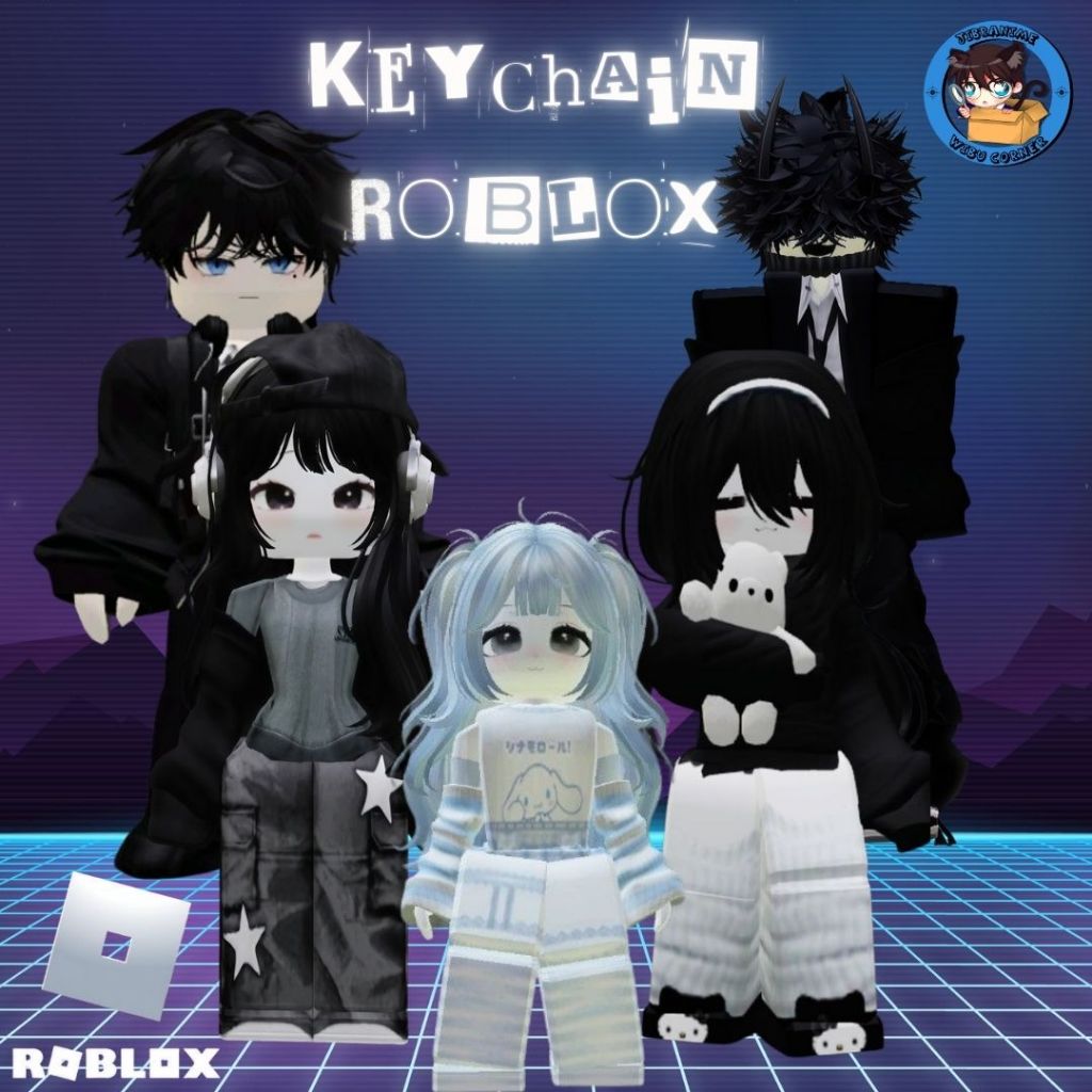 GANTUNGAN ROBLOX KEYCHAIN ROBLOX ACRYLIC KEYCHAIN COSTUME/ | Shopee ...