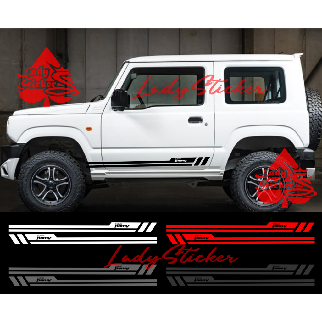 Cutting jimny car stickers, suzuki jimny car stickers | Shopee Philippines