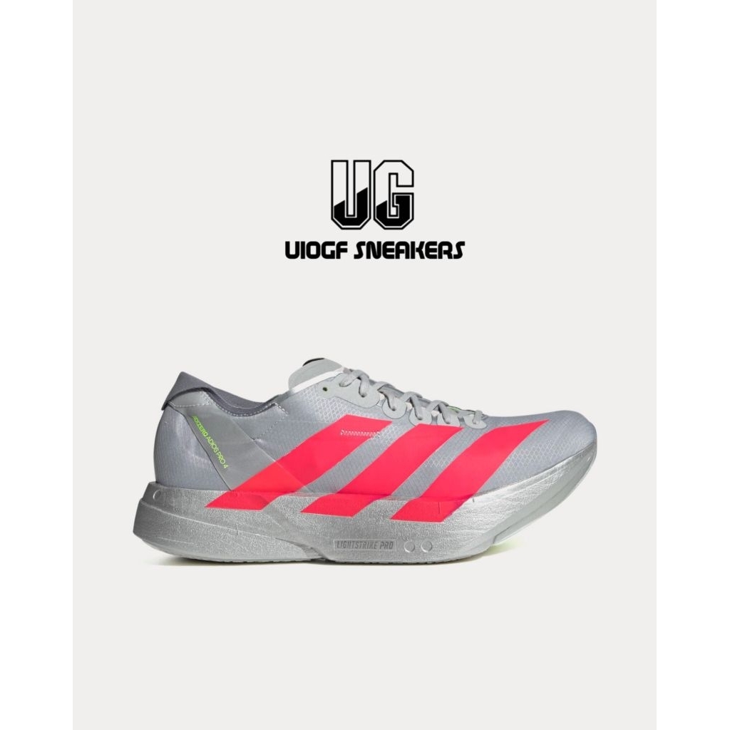 UIOGF SNEAKERS - Adidas Adios Pro 4 Silver Metallic /Grey Running Shoes ...