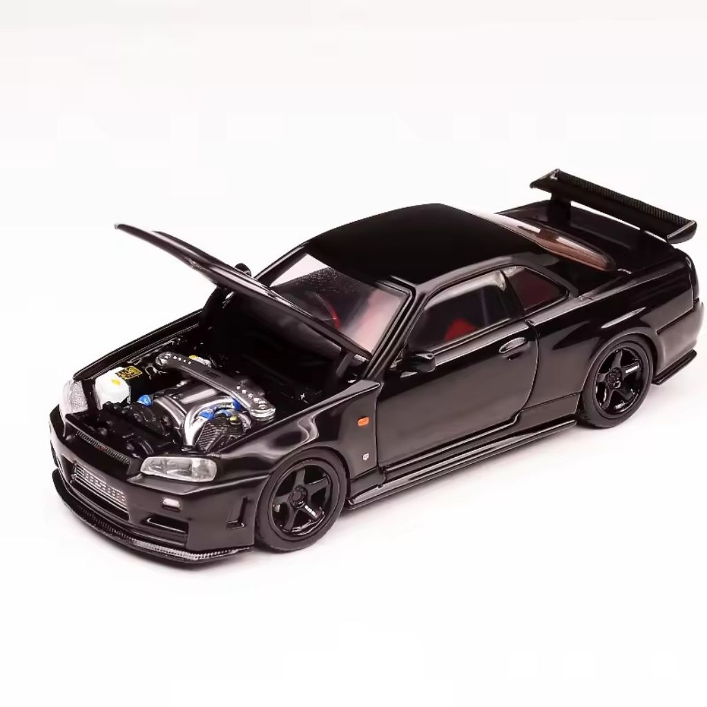Motorhelix 1:64 Nissan GT-R R35, 50th Anniversary Edition - Wangan Blue ...