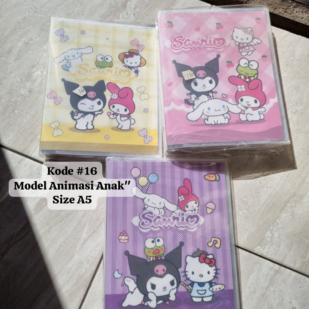 ANIMATED MOTIF BINDER SIZE A5 FREE BINDER CONTENTS IN THE INSIDE ...